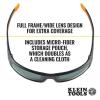 imageKlein Tools 60164 Safety Glasses Professional PPE Protective Eyewear with Full Frame Scratch Resistant and AntiFog Gray LensPolarized Lens