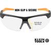 imageKlein Tools 60171 Safety Glasses PPE Protective Eyewear with Semi Frame Scratch Resistant and AntiFog Clear Lens 2PackClear Lens