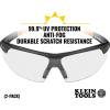 imageKlein Tools 60171 Safety Glasses PPE Protective Eyewear with Semi Frame Scratch Resistant and AntiFog Clear Lens 2PackClear Lens