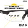 imageKlein Tools 60171 Safety Glasses PPE Protective Eyewear with Semi Frame Scratch Resistant and AntiFog Clear Lens 2PackClear Lens
