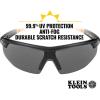 imageKlein Tools 60171 Safety Glasses PPE Protective Eyewear with Semi Frame Scratch Resistant and AntiFog Clear Lens 2PackGray Lens