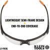 imageKlein Tools 60172 Safety Glasses Professional PPE Protective Eyewear with Semi Frame Scratch Resistant AntiFog Clear Wide Lens 2Pack