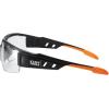 imageKlein Tools 60172 Safety Glasses Professional PPE Protective Eyewear with Semi Frame Scratch Resistant AntiFog Clear Wide Lens 2Pack