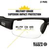 imageKlein Tools 60172 Safety Glasses Professional PPE Protective Eyewear with Semi Frame Scratch Resistant AntiFog Clear Wide Lens 2Pack