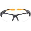 imageKlein Tools 60173 Safety Glasses Pro PPE Protective Eyewear with Semi Frame Scratch Resistant AntiFog Clear and Gray Lens Combo Pack