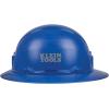 imageKlein Tools 60249 Hard Hat NonVented Full Brim Style Padded SelfWicking OdorResistant Sweatband Tested up to 20kV BlueBlue