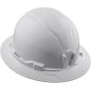 imageKlein Tools 60249 Hard Hat NonVented Full Brim Style Padded SelfWicking OdorResistant Sweatband Tested up to 20kV BlueWhite