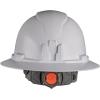 imageKlein Tools 60249 Hard Hat NonVented Full Brim Style Padded SelfWicking OdorResistant Sweatband Tested up to 20kV BlueWhite