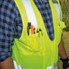 imageKlein Tools 60269 Safety Vest HighVis Reflective Mesh with 8Pockets ML0