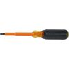 imageKlein Tools 6027INS Flathead Screwdriver Made in USA 516Inch Cabinet Tip Insulated 7Inch Shank4Inch Shank