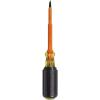 imageKlein Tools 6027INS Flathead Screwdriver Made in USA 516Inch Cabinet Tip Insulated 7Inch Shank4Inch Shank