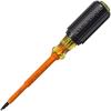 imageKlein Tools 6027INS Flathead Screwdriver Made in USA 516Inch Cabinet Tip Insulated 7Inch Shank4Inch Shank