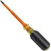 imageKlein Tools 6027INS Flathead Screwdriver Made in USA 516Inch Cabinet Tip Insulated 7Inch Shank4Inch Shank