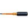 imageKlein Tools 6027INS Flathead Screwdriver Made in USA 516Inch Cabinet Tip Insulated 7Inch Shank4Inch Shank