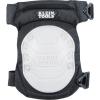 imageKlein Tools 60344 Knee Pads Hinged Gel Knee Pads with Slip Resistant Rubber Caps QuickRelease Clips and Adjustable Straps BlackOne Size