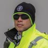 imageKlein Tools 60391 Knit Beanie Thermal Fleece Winter Hat Windproof Fits under Helmets Black with HighVisibility Yellow Band TrimWinter Kit  Large