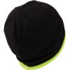 imageKlein Tools 60391 Knit Beanie Thermal Fleece Winter Hat Windproof Fits under Helmets Black with HighVisibility Yellow Band TrimWinter Kit  Large