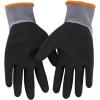imageKlein Tools 60391 Knit Beanie Thermal Fleece Winter Hat Windproof Fits under Helmets Black with HighVisibility Yellow Band TrimWinter Kit  Large