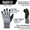 imageKlein Tools 60391 Knit Beanie Thermal Fleece Winter Hat Windproof Fits under Helmets Black with HighVisibility Yellow Band TrimWinter Kit  XLarge