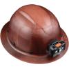 imageKlein Tools 60447 Hard Hat Full Brim Class G KONSTRUCT Series Hard Hat with Rechargeable Headlamp SweatWicking Sweatband Top Pad BrownMedium