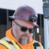 imageKlein Tools 60447 Hard Hat Full Brim Class G KONSTRUCT Series Hard Hat with Rechargeable Headlamp SweatWicking Sweatband Top Pad BrownMedium
