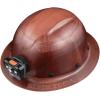 imageKlein Tools 60447 Hard Hat Full Brim Class G KONSTRUCT Series Hard Hat with Rechargeable Headlamp SweatWicking Sweatband Top Pad BrownMedium