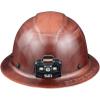 imageKlein Tools 60447 Hard Hat Full Brim Class G KONSTRUCT Series Hard Hat with Rechargeable Headlamp SweatWicking Sweatband Top Pad BrownMedium
