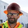 imageKlein Tools 60447 Hard Hat Full Brim Class G KONSTRUCT Series Hard Hat with Rechargeable Headlamp SweatWicking Sweatband Top Pad BrownMedium