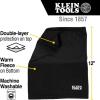imageKlein Tools 60466 Neck and Face Warming Gaiter DoubleLayered HalfBand Black One Size fits Most