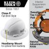 imageKlein Tools 60489 Hard Hat NonVented Full Brim Style Padded SelfWicking OdorResistant Sweatband Tested up to 20kV Yellow