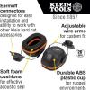 imageKlein Tools 60502 Ear Muffs with Hard Hat Full Brim Attachment 26dB NRR for Construction Manufacturing Maintenance WoodworkingAdjustable