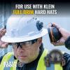 imageKlein Tools 60502 Ear Muffs with Hard Hat Full Brim Attachment 26dB NRR for Construction Manufacturing Maintenance WoodworkingAdjustable