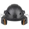imageKlein Tools 60502 Ear Muffs with Hard Hat Full Brim Attachment 26dB NRR for Construction Manufacturing Maintenance WoodworkingAdjustable