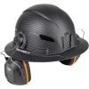 imageKlein Tools 60502 Ear Muffs with Hard Hat Full Brim Attachment 26dB NRR for Construction Manufacturing Maintenance WoodworkingAdjustable