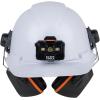 imageKlein Tools 60502 Ear Muffs with Hard Hat Full Brim Attachment 26dB NRR for Construction Manufacturing Maintenance WoodworkingAdjustable