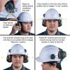 imageKlein Tools 60502 Ear Muffs with Hard Hat Full Brim Attachment 26dB NRR for Construction Manufacturing Maintenance WoodworkingAdjustable