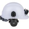 imageKlein Tools 60502 Ear Muffs with Hard Hat Full Brim Attachment 26dB NRR for Construction Manufacturing Maintenance WoodworkingAdjustable