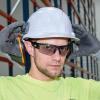imageKlein Tools 60502 Ear Muffs with Hard Hat Full Brim Attachment 26dB NRR for Construction Manufacturing Maintenance WoodworkingAdjustable