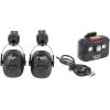 imageKlein Tools 60502 Ear Muffs with Hard Hat Full Brim Attachment 26dB NRR for Construction Manufacturing Maintenance WoodworkingAdjustable
