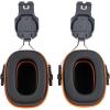 imageKlein Tools 60502 Ear Muffs with Hard Hat Full Brim Attachment 26dB NRR for Construction Manufacturing Maintenance WoodworkingAdjustable