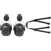 imageKlein Tools 60502 Ear Muffs with Hard Hat Full Brim Attachment 26dB NRR for Construction Manufacturing Maintenance WoodworkingAdjustable
