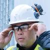 imageKlein Tools 60502 Ear Muffs with Hard Hat Full Brim Attachment 26dB NRR for Construction Manufacturing Maintenance WoodworkingAdjustable