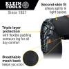 imageKlein Tools 60511 Knee Pad Heavy Duty Padded Knee Sleeves Breathable Mesh Back Elastic Cuff with SlipResistant Silicone Black MLLXL
