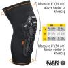 imageKlein Tools 60511 Knee Pad Heavy Duty Padded Knee Sleeves Breathable Mesh Back Elastic Cuff with SlipResistant Silicone Black MLSM