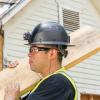 imageKlein Tools 60512 Hard Hat K12 Series Carbon Fiber Full Brim Rechargeable Headlamp Vented Class C Type 1 Titan