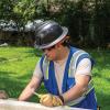 imageKlein Tools 60513 Hard Hat K12 Series Carbon Fiber Full Brim Vented Class C Type 1 SpartanOne Size
