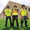 imageKlein Tools 60513 Hard Hat K12 Series Carbon Fiber Full Brim Vented Class C Type 1 SpartanOne Size