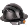 imageKlein Tools 60514 Hard Hat K12 Series Carbon Fiber Full Brim Rechargeable Headlamp Vented Class C Type 1 Spartan