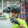 imageKlein Tools 60536 Safety Glasses Professional PPE Protective Eyewear with Semi Frame Scratch Resistant and AntiFog IndoorOutdoor Lens