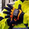 imageKlein Tools 60619 Work Gloves Thinsulate Lined Thermal Winter Work Gloves Water Resistant Padded Palms MediumXLarge
